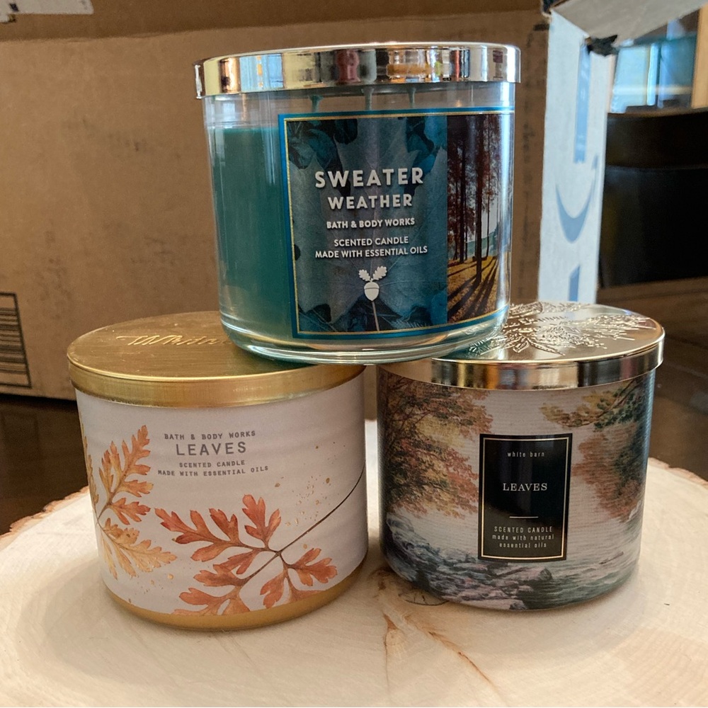 Bath and Body Works candles